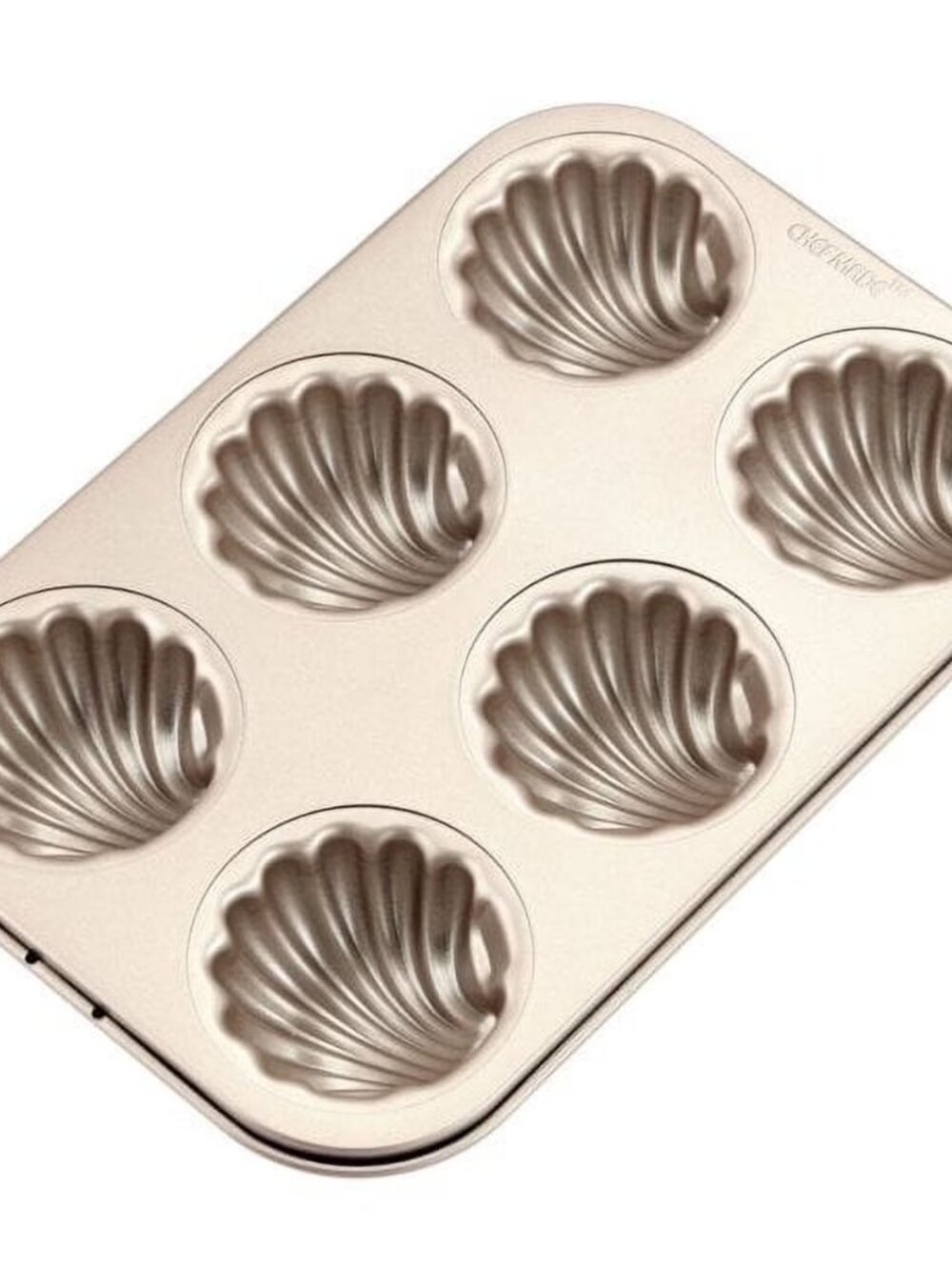 NWT CHEFMADE Madeleine Mold Cake Pan Non-Stick Spherical Shell Madeline Bakeware
